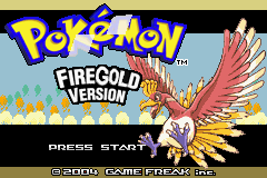 Pokemon - Fire Gold (Hack) — Title screen